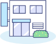 医療機関の建物のイラスト